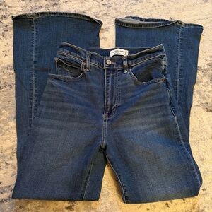 Abercrombie & Fitch Flare High Rise Jeans